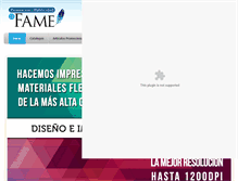 Tablet Screenshot of lefame.com.mx